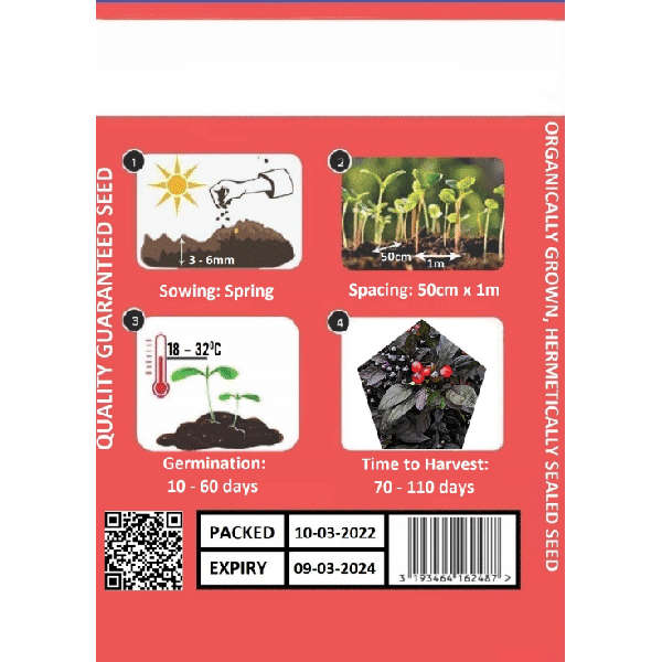 Black Pearl Chilli Seeds