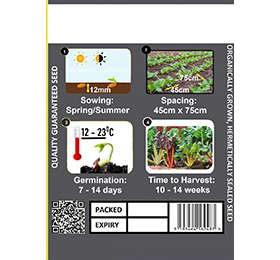 Swiss Chard Rainbow Seeds