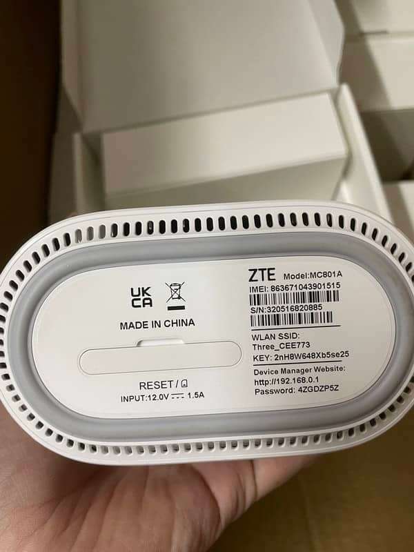 ZTE MC801A 5G HyperBox 5G Wireless Router in BOX