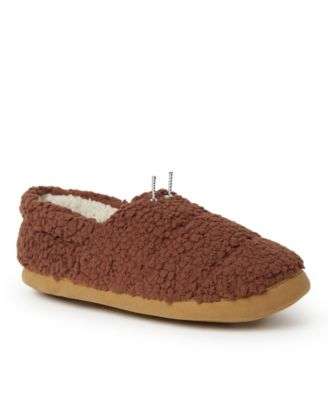 Dearfoams Mens Memory Foam Slippers