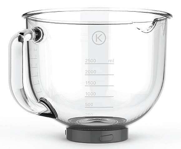 Kenwood Glass Bowl - Kmix (Aw20000006) - Kenwood New 4530 AW20000006