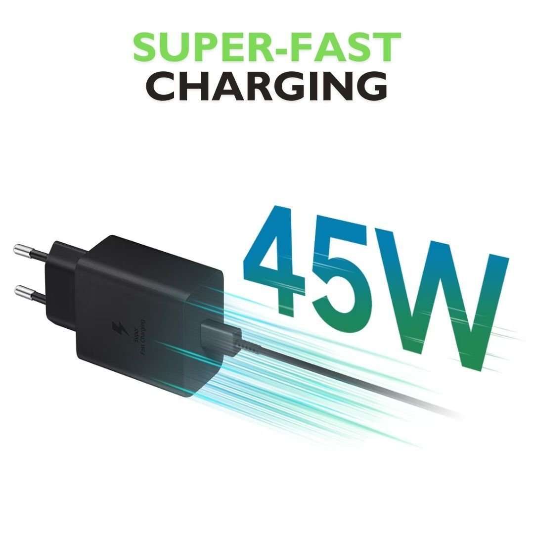 45W USB-C PD Adapter Super Fast Charger for Samsung