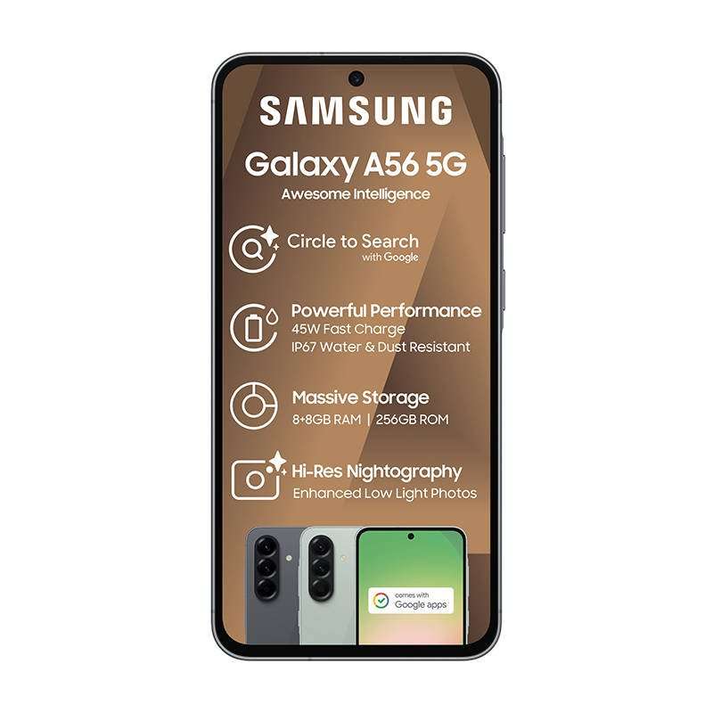 Samsung Galaxy A56 5G Dual Sim 256GB - Awesome Graphite