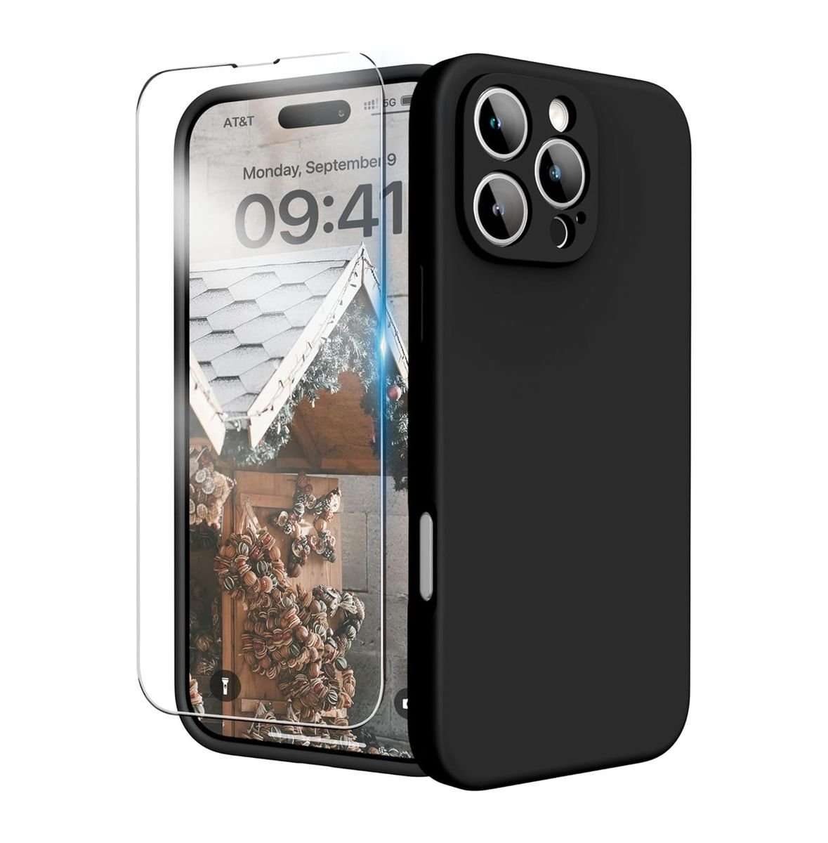 Silicone Case &amp; Screen Protector Combo Deal for iPhone