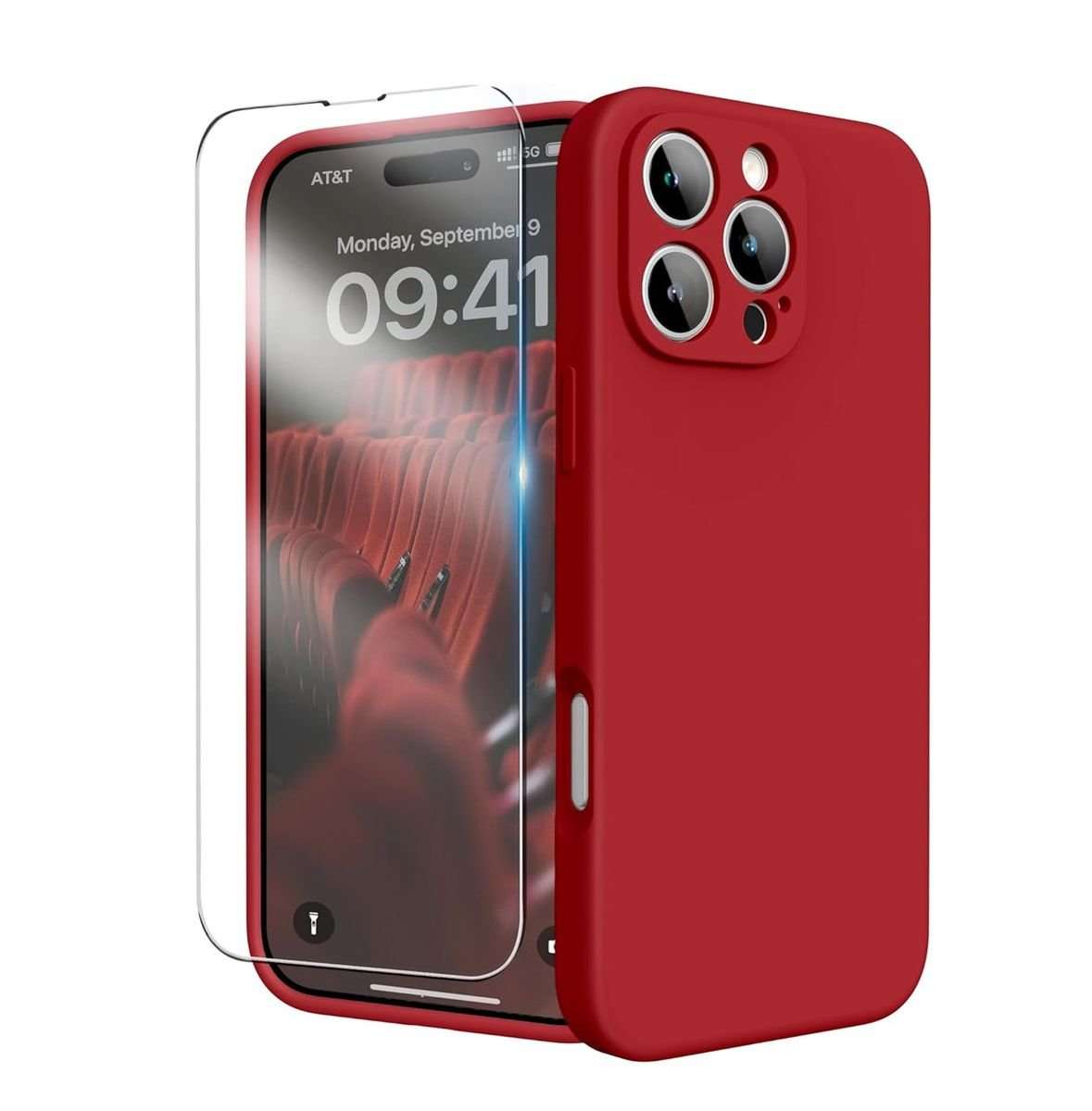 Silicone Case &amp; Screen Protector Combo Deal for iPhone