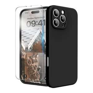 Silicone Case &amp; Screen Protector Combo Deal for iPhone