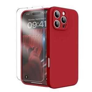 Silicone Case &amp; Screen Protector Combo Deal for iPhone