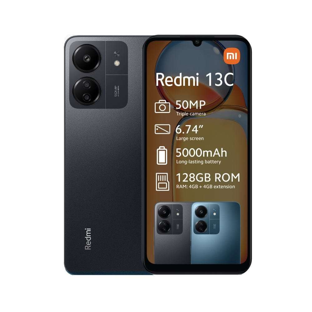 XiaomiXiaomi Redmi 13C 128GB Dual Sim - Black