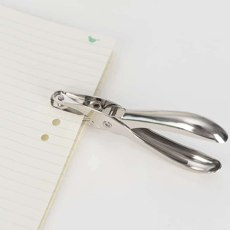 Single 1 Hole Punch Silver - 3mm/6mm