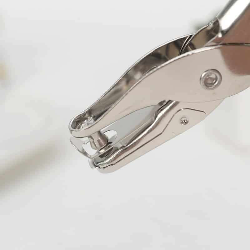 Single 1 Hole Punch Silver - 3mm/6mm