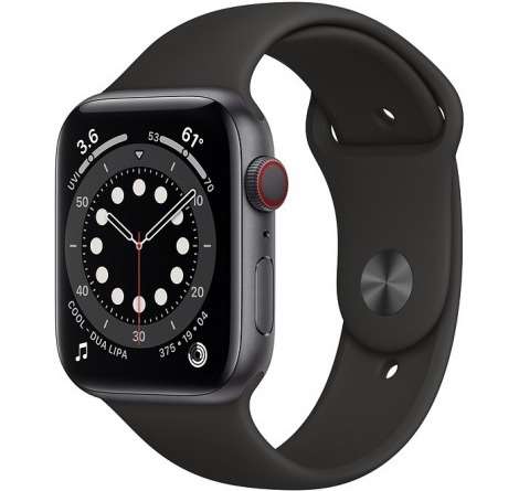 Apple Watch Series 6 GPS + Cellular 40mm Space Gray - Black Sport Band