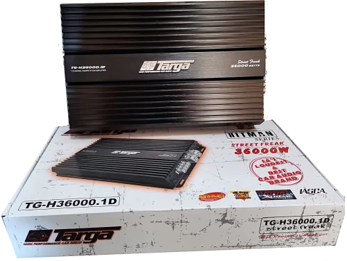 Targa TG-H36000.1 Hitman Series 3000rms 1channel Class D Amplifier