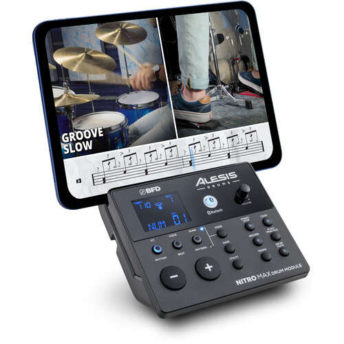 Alesis Nitro Max - 8 Piece Electronic Drum Kit w/ Mesh Heads & BT