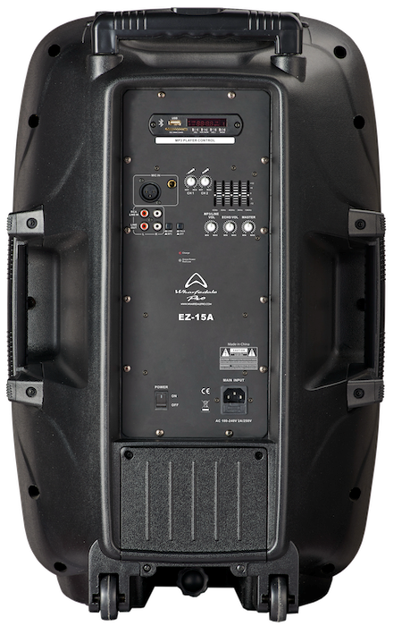 Wharfedale EZ15A - 15" Rechargeable Speaker w/ BT + 2 x WL Mics