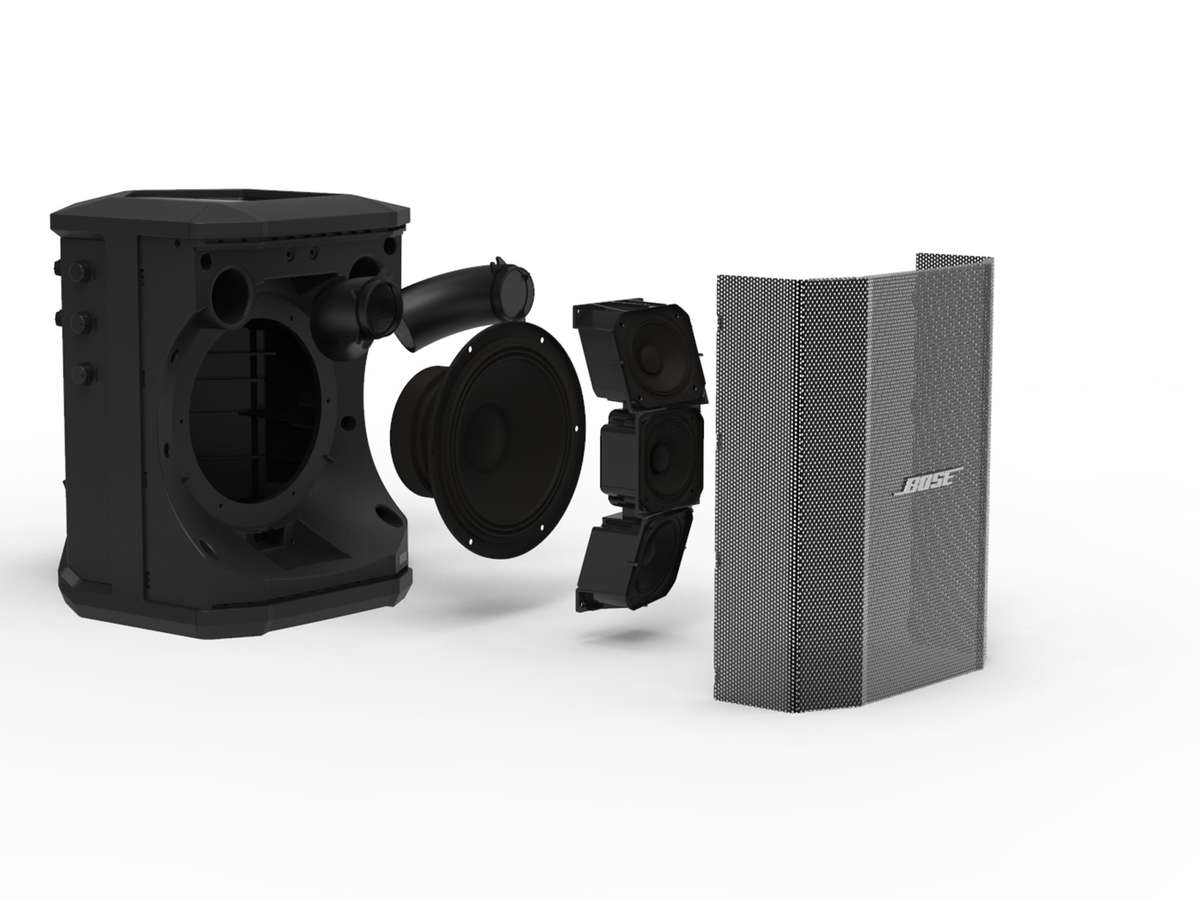 Bose S1 Pro - Rechargeable Active Speaker w/ 3 Ch Mixer/Reverb/BT