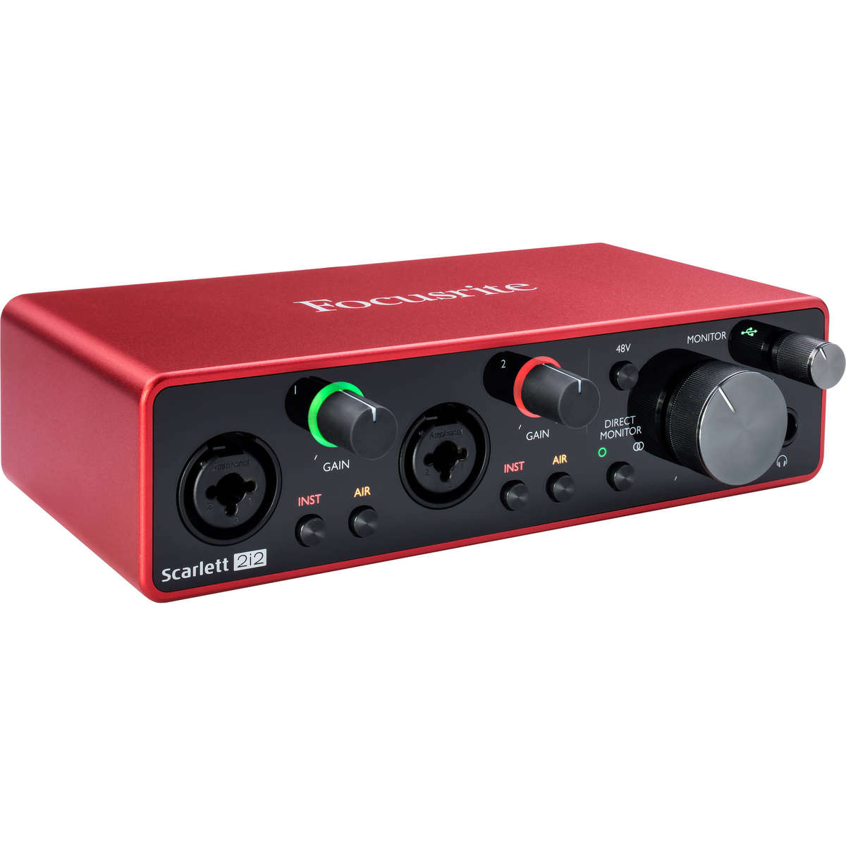 Focusrite Scarlett 2i2 - 2x2 USB Audio Interface (3rd Gen)