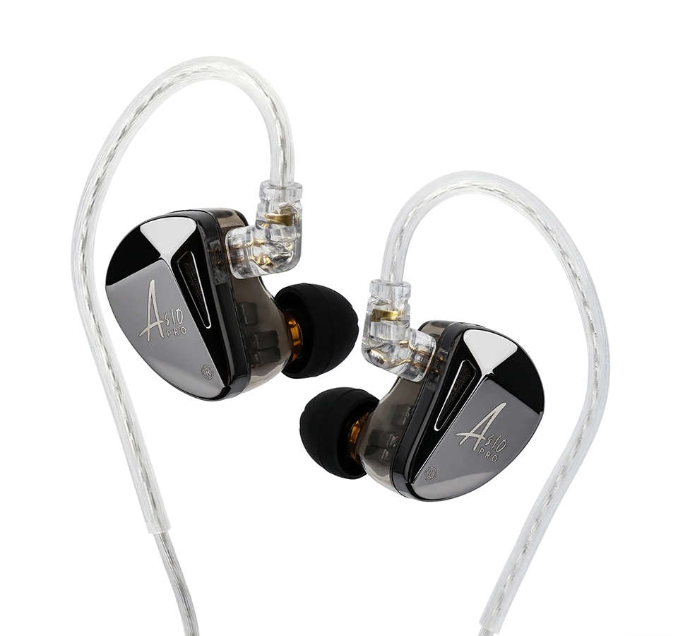 KZ AS10 Pro  Professional 5BA Balanced Armature IEM Earphones