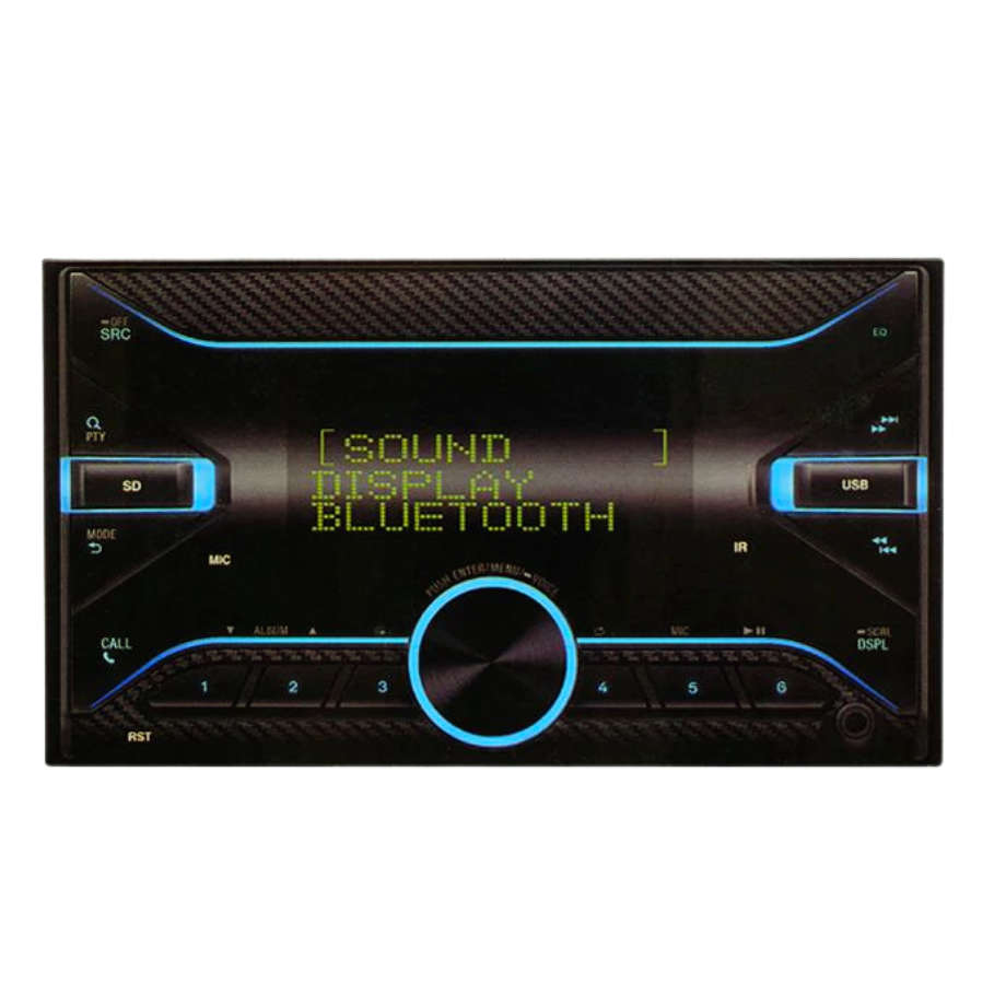 Ice Power Double Din Media Player With Bluetooth