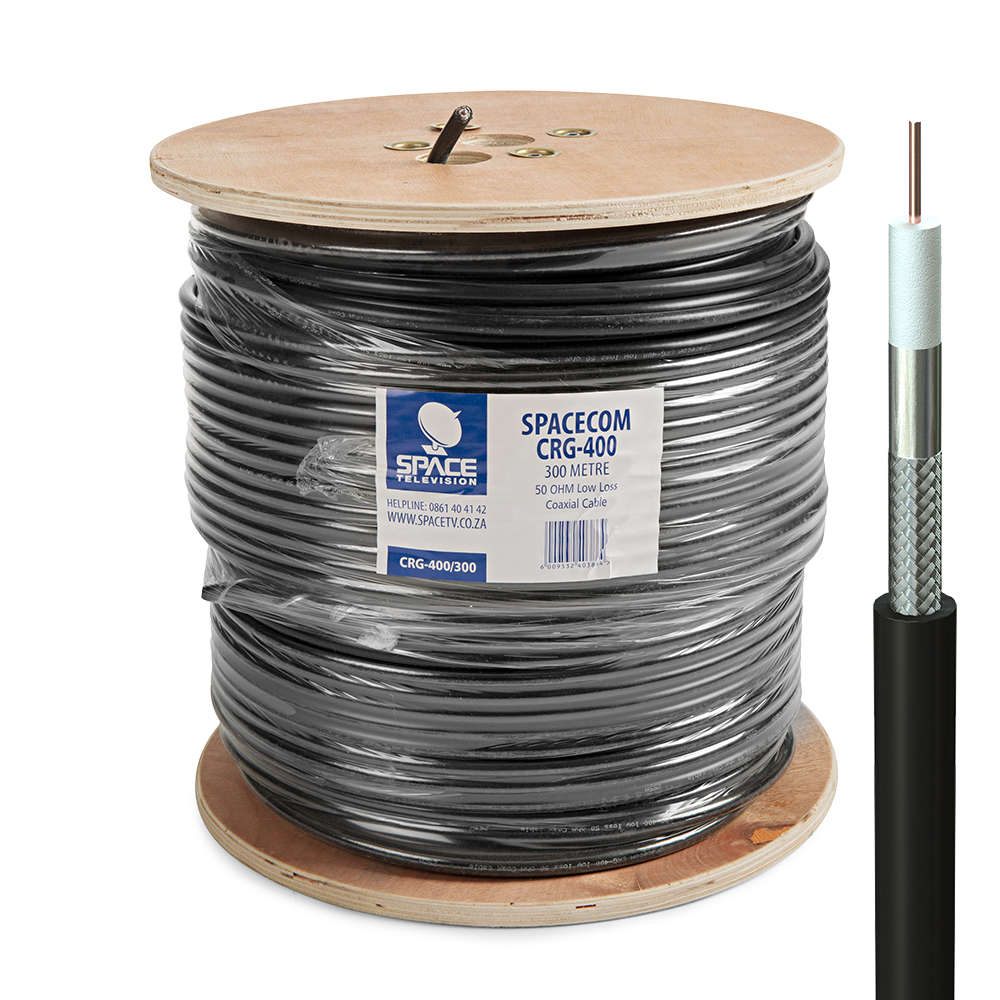 Space TV Ultra Low-loss Coax Cable - 50 Ohm - 300m