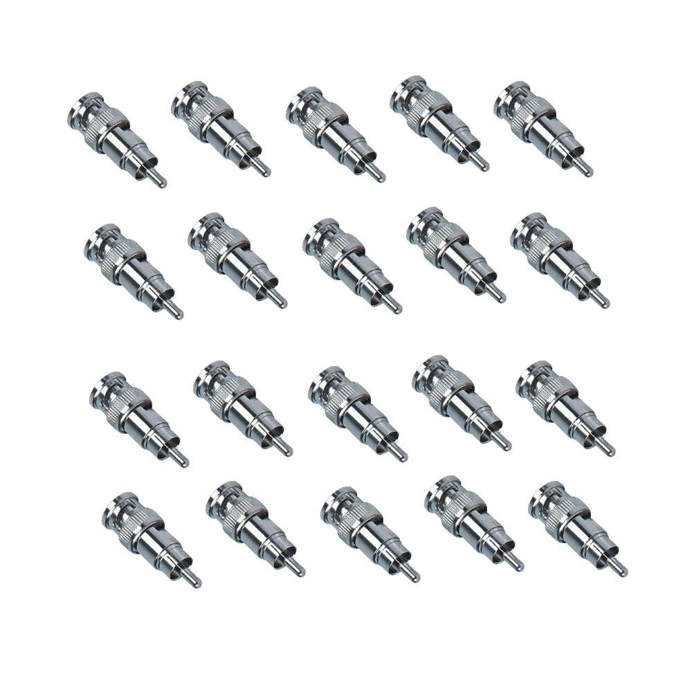 Space TV BNC RG59 Male Crimp Connector - 20 Pack