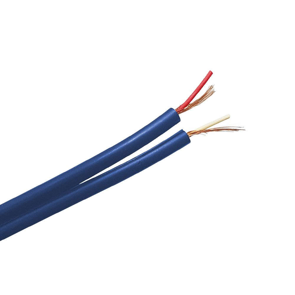 Space TV 2 Core RCA Cable - Blue - 100m
