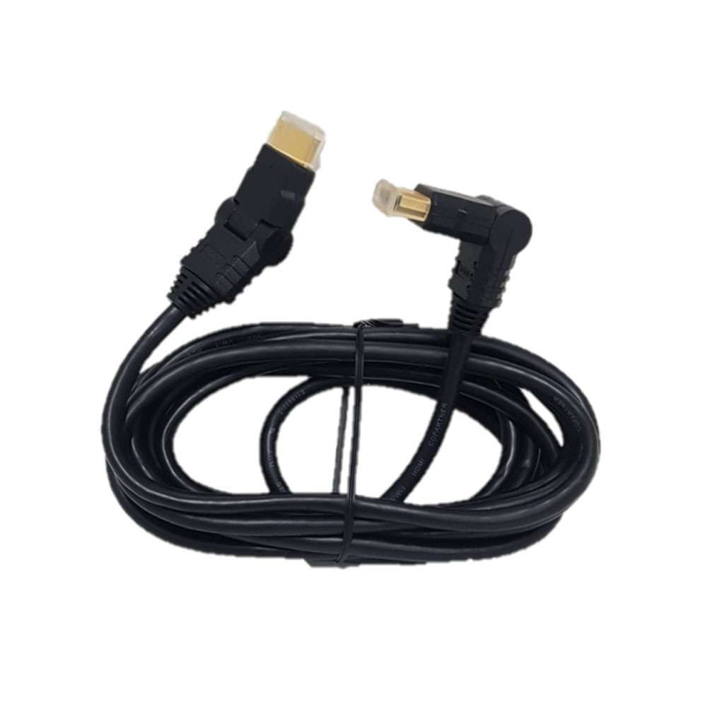 HDMI 3M LEAD WITH ROTATABLE PLUG