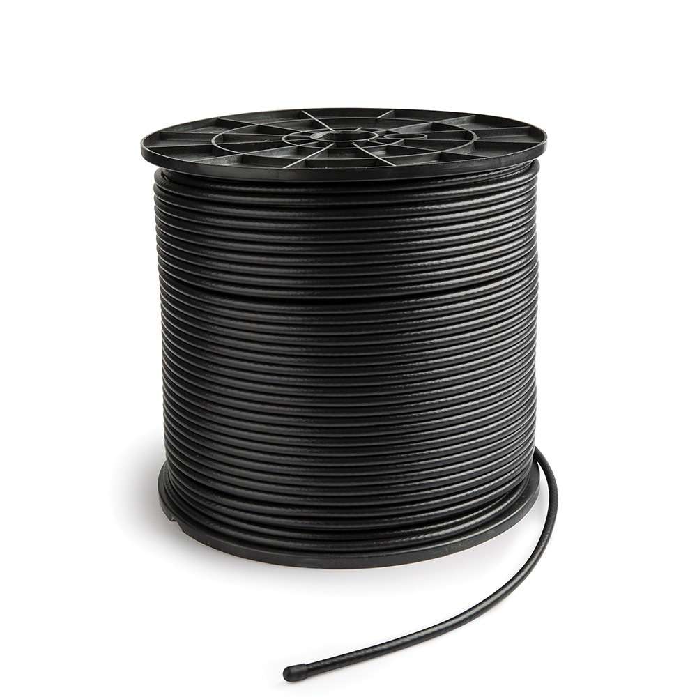 Space TV RG6 Co Axial Cable 64 Braid, Black - DStv Approved -300m