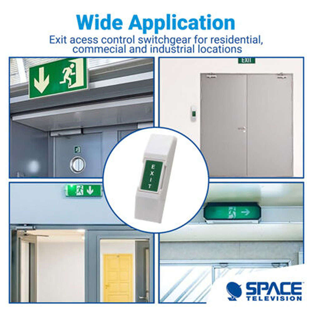 Space TV Exit Push Button - 2 Pack