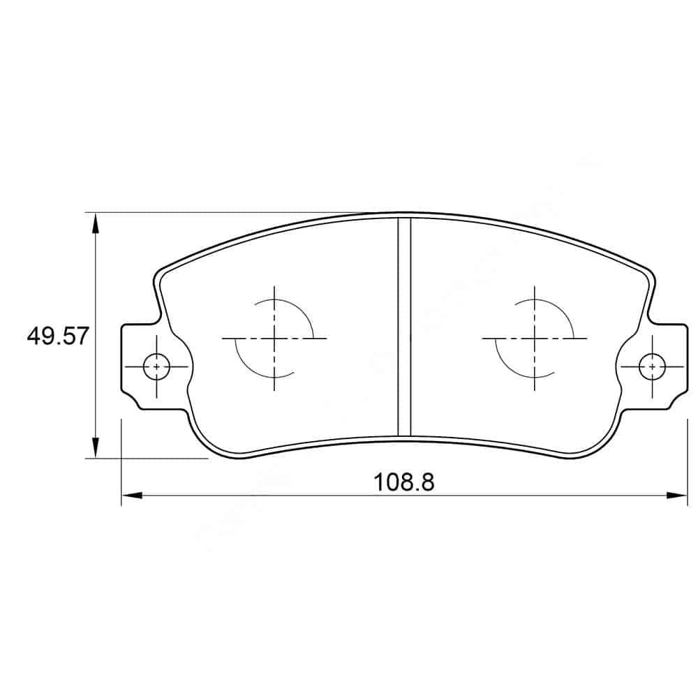 KBC Brake Pads (front) for Alfa