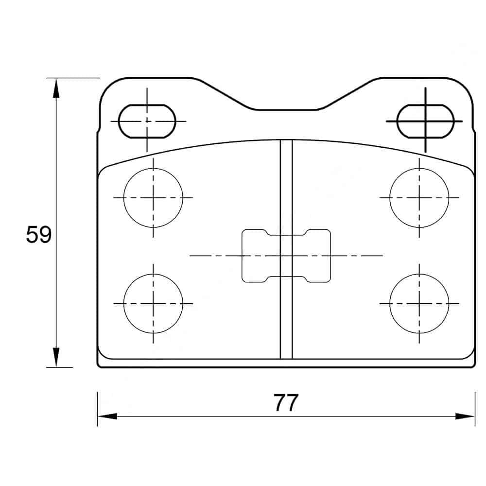 KBC Brake Pads (front) for Audi