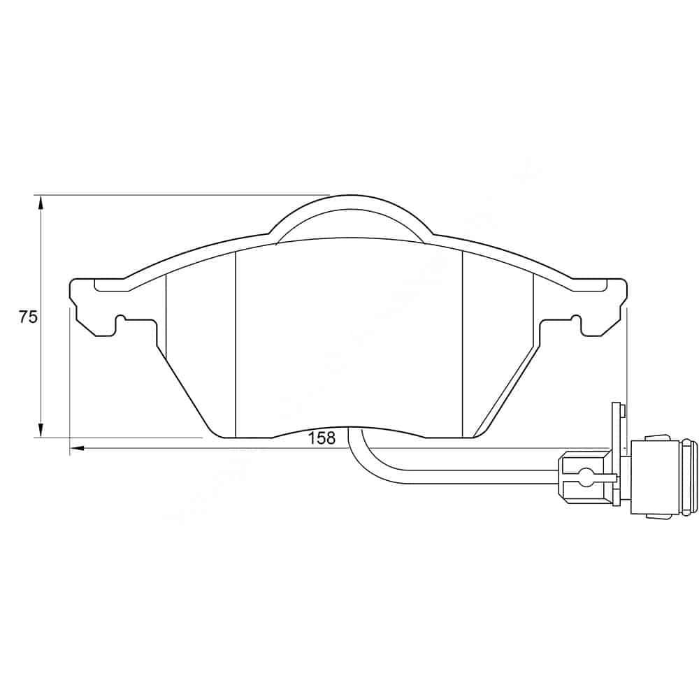 KBC Brake Pads (front) for Audi