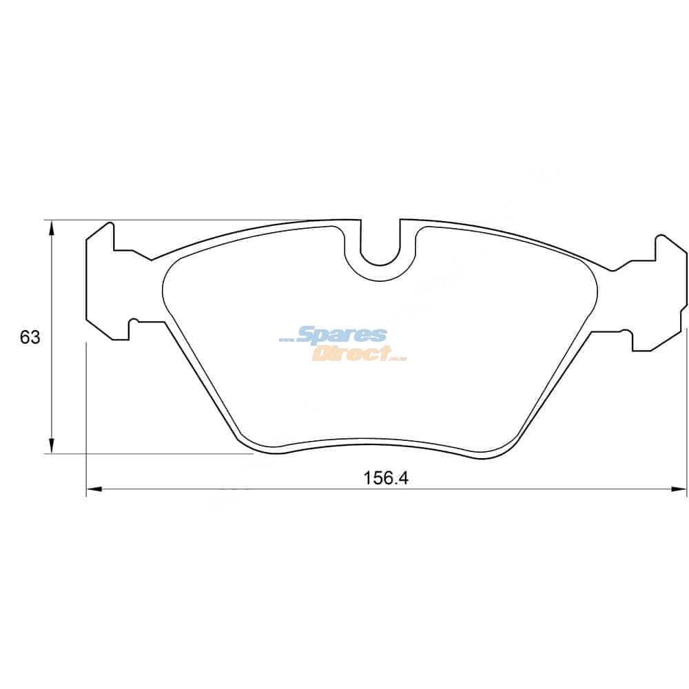 KBC Brake Pads (front) for BMW