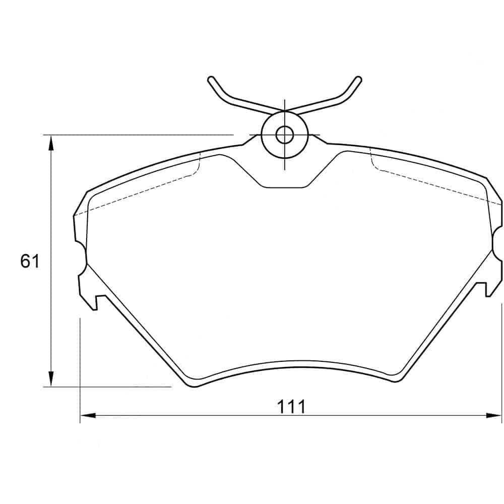 KBC Brake Pads (front) for Renault