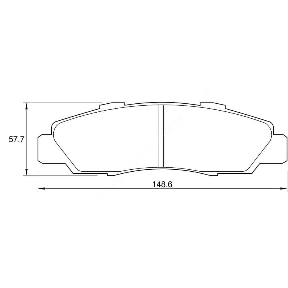 KBC Brake Pads (front) for Honda