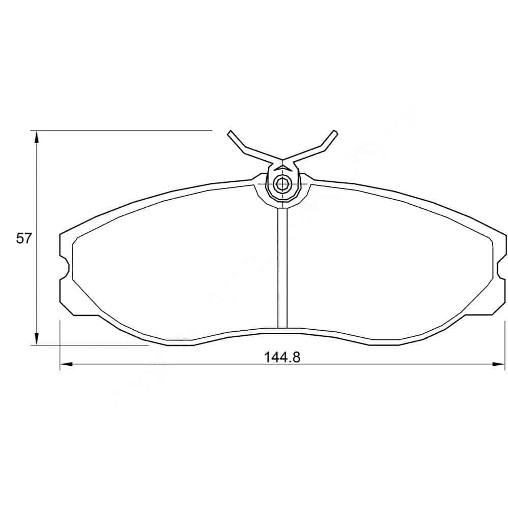 KBC Brake Pads (Front) for Ford Maverick, Nissan Terrano