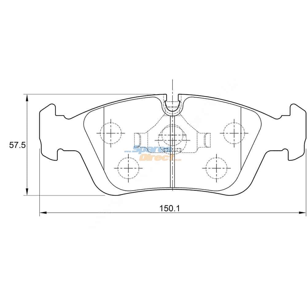 KBC Brake Pads (Front) for BMW