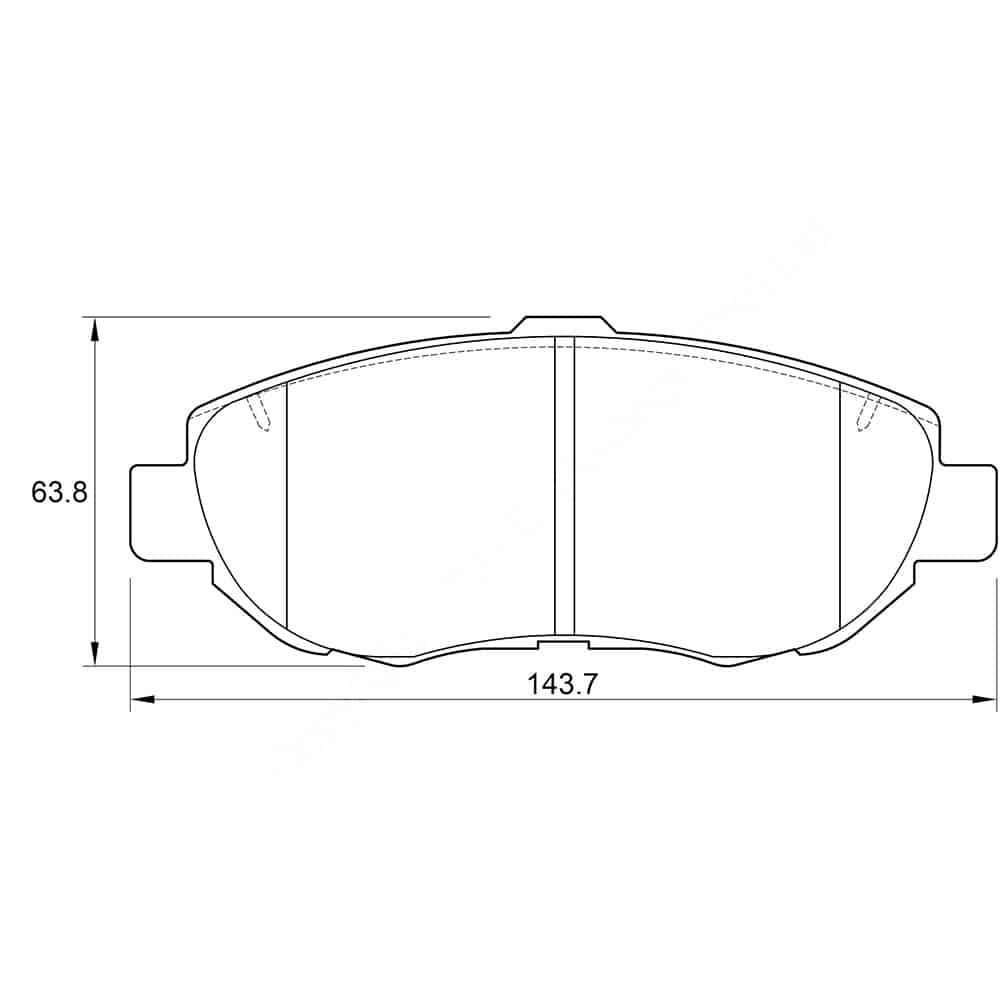KBC Brake Pads (front) for Lexus