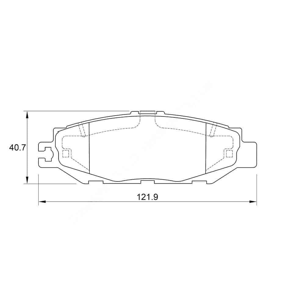 KBC Brake Pads (front) for Lexus