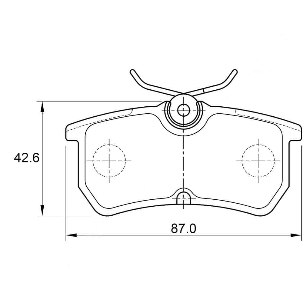KBC Brake Pads (front) for Ford