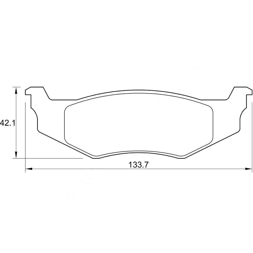 KBC Brake Pads (front) for Chrysler