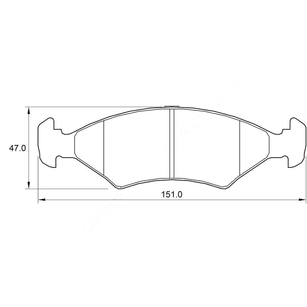 KBC Brake Pads (Front) for Opel