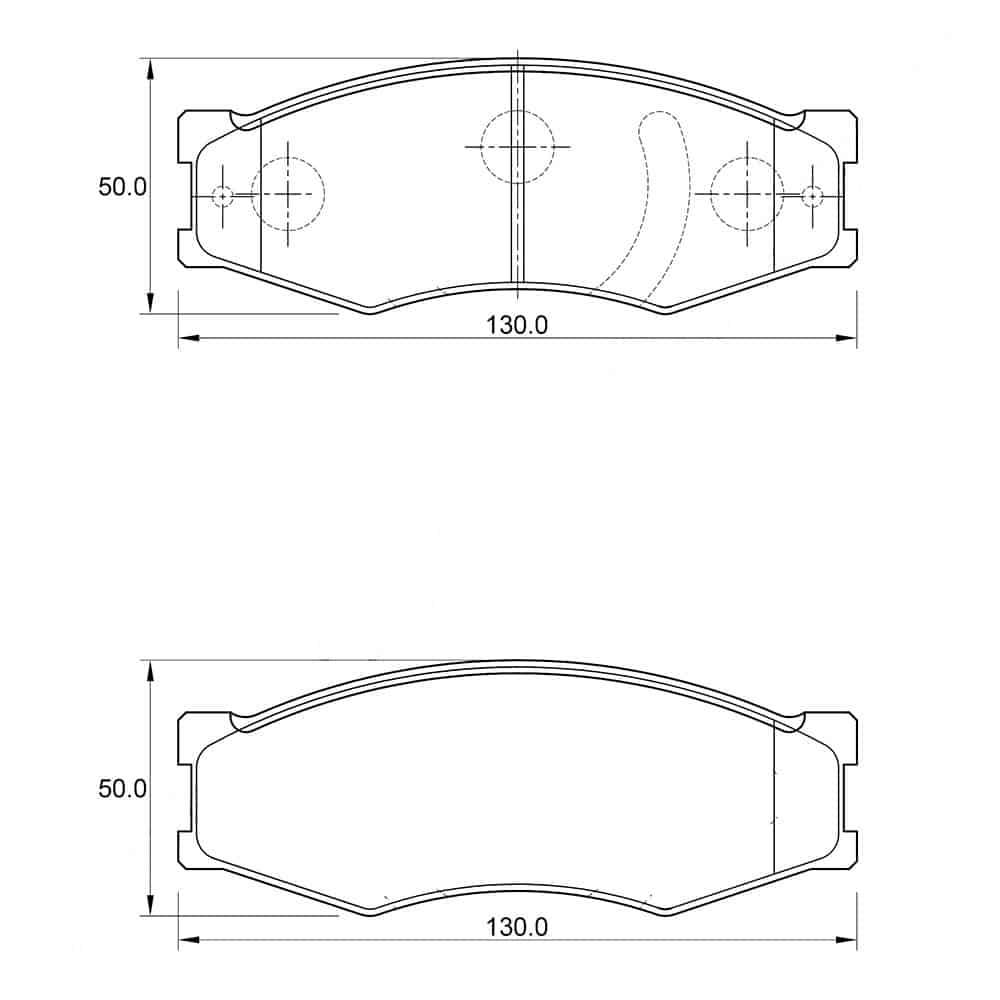 KBC Brake Pads (front) for Ranger