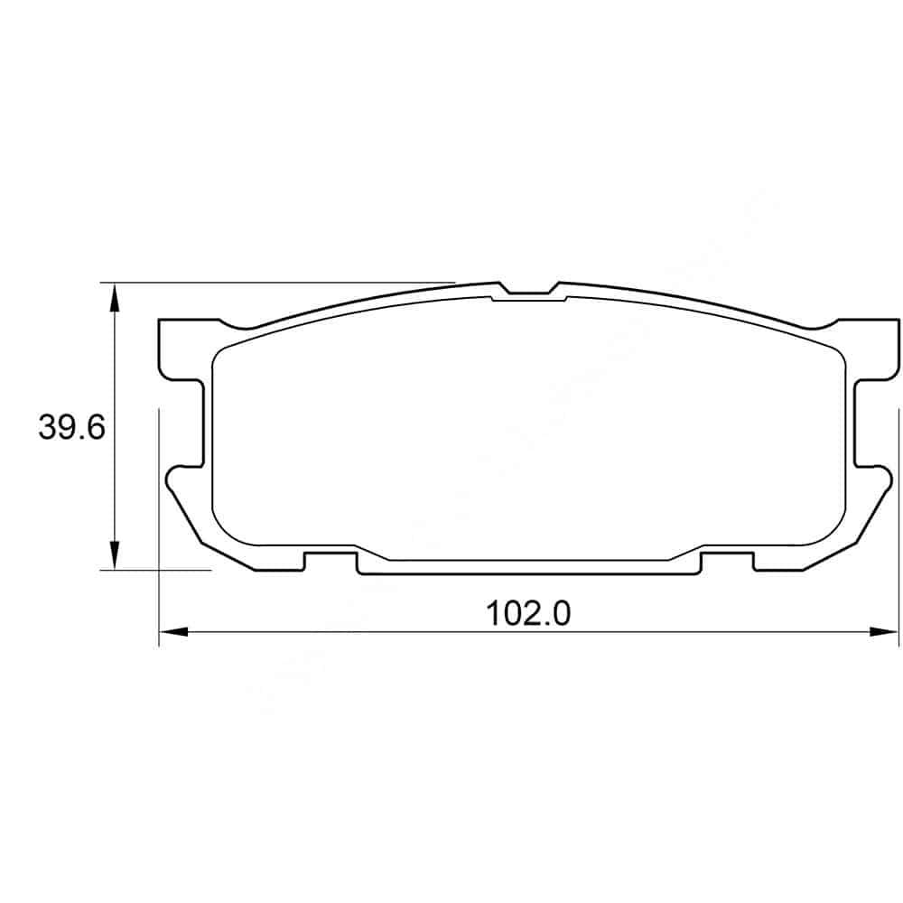 KBC Brake Pads (front) for Mazda