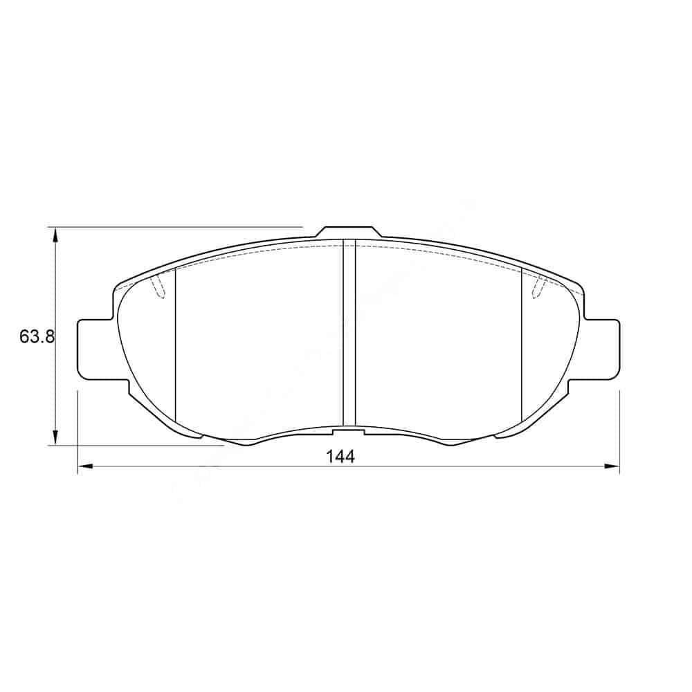 KBC Brake Pads (Front) for Lexus