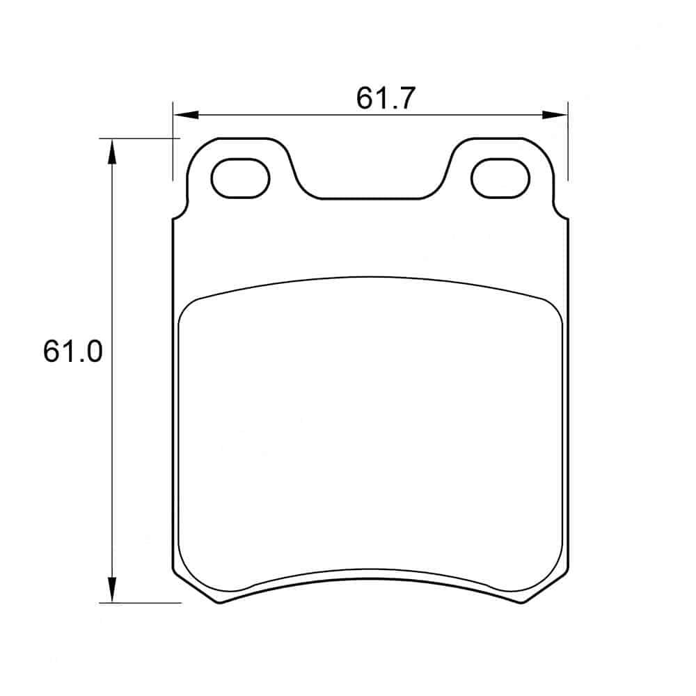 KBC Brake Pads (front) for Opel