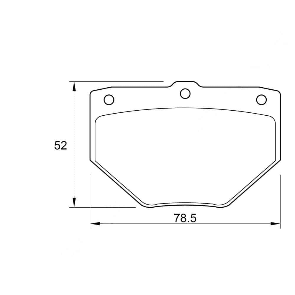 KBC Brake Pads (Rear) for Toyota Run