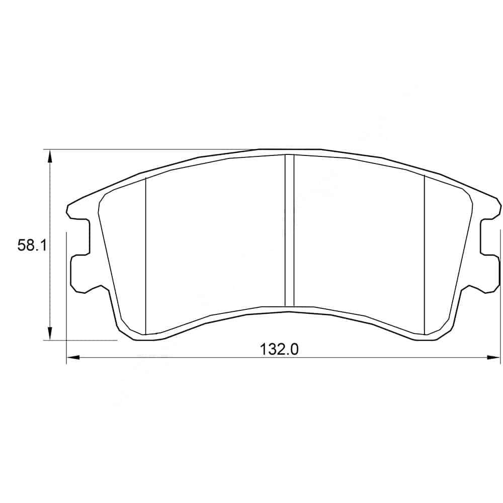 KBC Brake Pads (Front) for Mazda