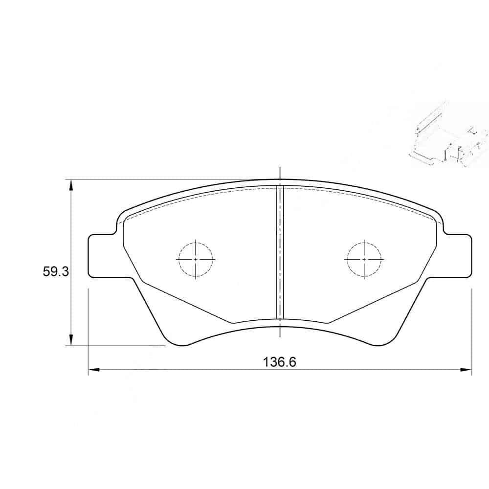 KBC Brake Pads (Front) for Renault