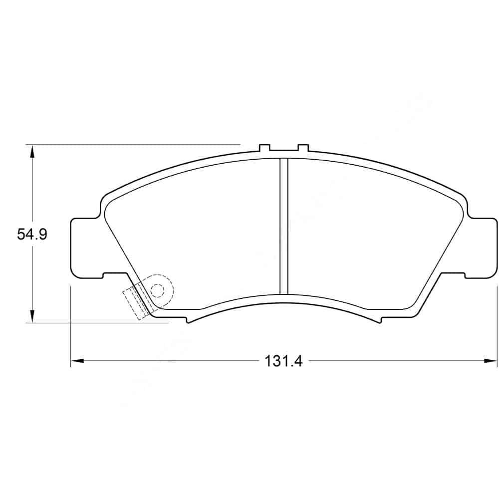 KBC Brake Pads (front) for Honda