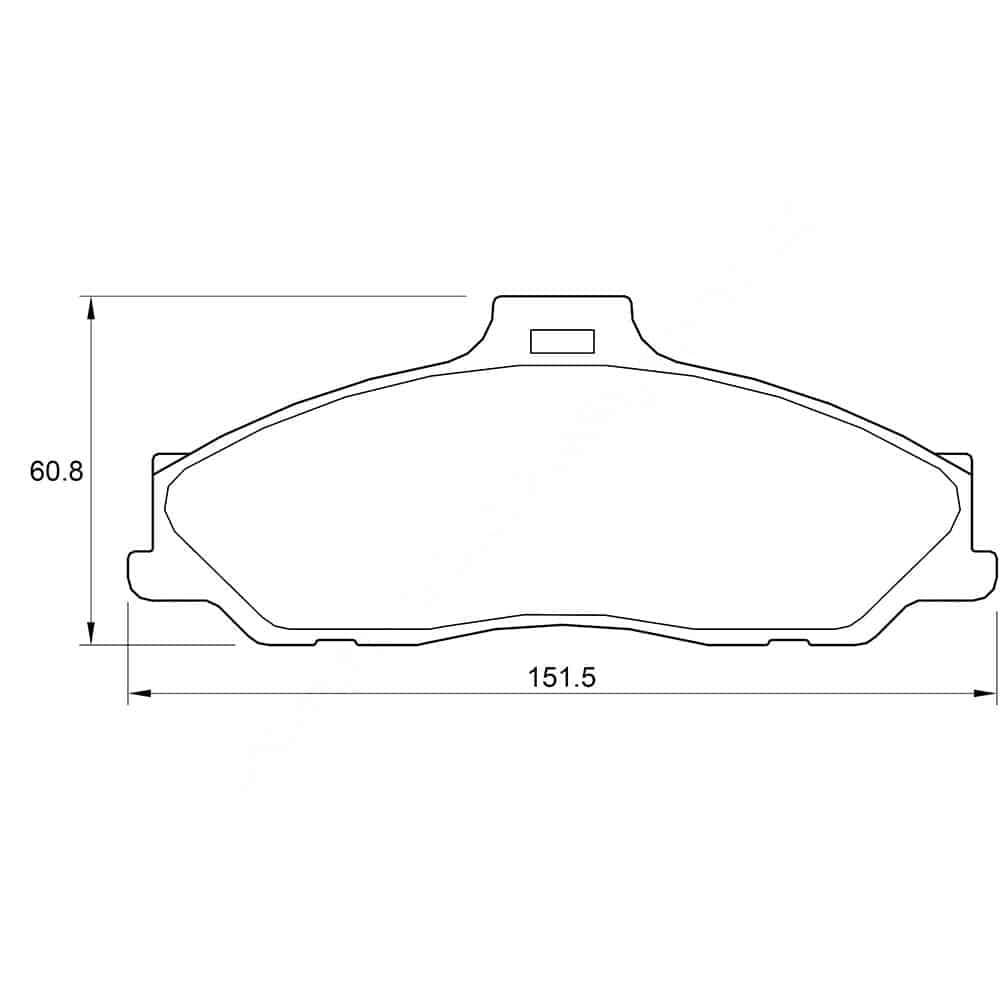 KBC Brake Pads (Front) for Ford